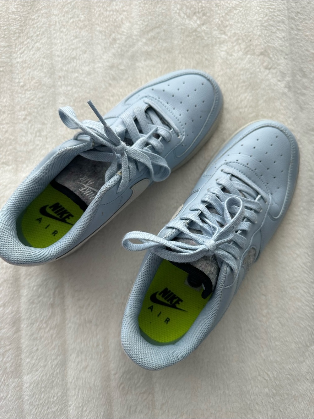 Nike Air Light Blue Sneakers with Grey Accents